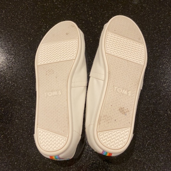 White Canvas Toms size W10 - Picture 5 of 6